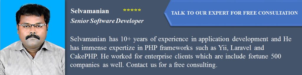 Hire Senior PHP Yii Developer at USD 14 per Hour