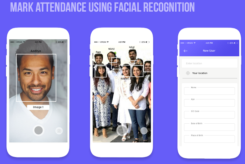 MARK ATTENDANCE USING FACIAL RECOGNITION