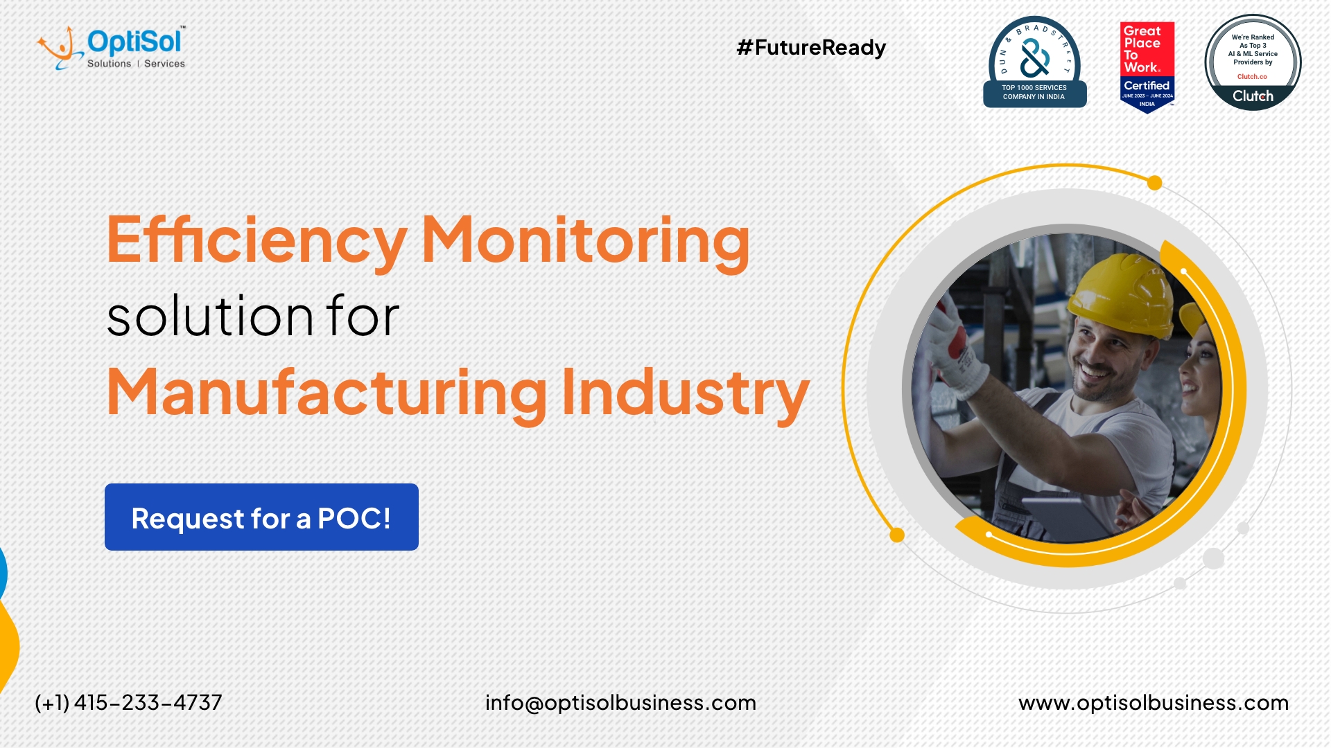 Efficiency Monitoring Solution for Manufacturing Industry